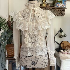 small vintage 80’s blouse